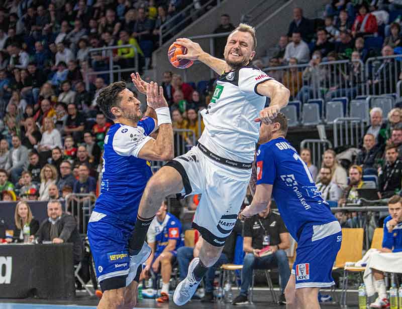 Mannheim Handball Nationalmannschaft Deutschland Island (Foto: Helmut Dell)