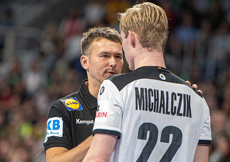 Mannheim Handball Nationalmannschaft Deutschland Island (Foto: Helmut Dell)