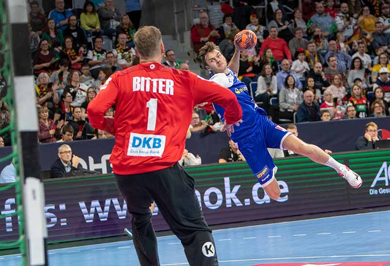 Mannheim Handball Nationalmannschaft Deutschland Island (Foto: Helmut Dell)