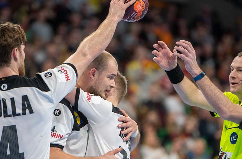 Mannheim Handball Nationalmannschaft Deutschland Island (Foto: Helmut Dell)