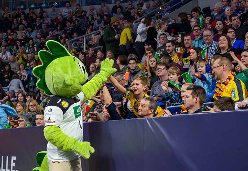 Mannheim Handball Nationalmannschaft Deutschland Island (Foto: Helmut Dell)