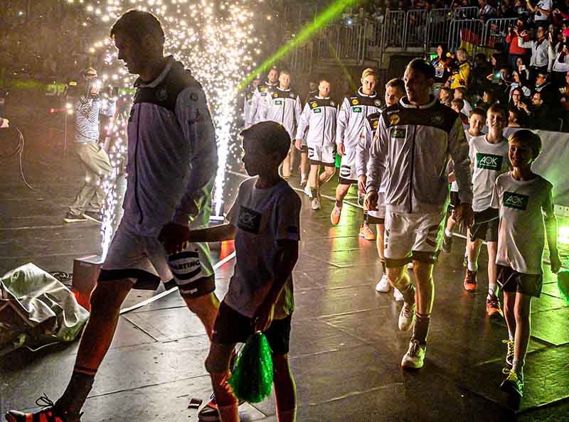 Mannheim Handball Nationalmannschaft Deutschland Island (Foto: Helmut Dell)