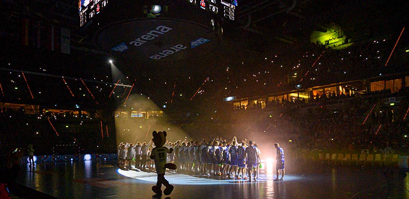 Mannheim Handball Nationalmannschaft Deutschland Island (Foto: Helmut Dell)