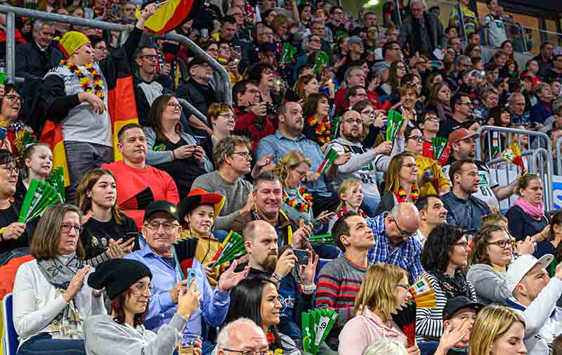 Mannheim Handball Nationalmannschaft Deutschland Island (Foto: Helmut Dell)