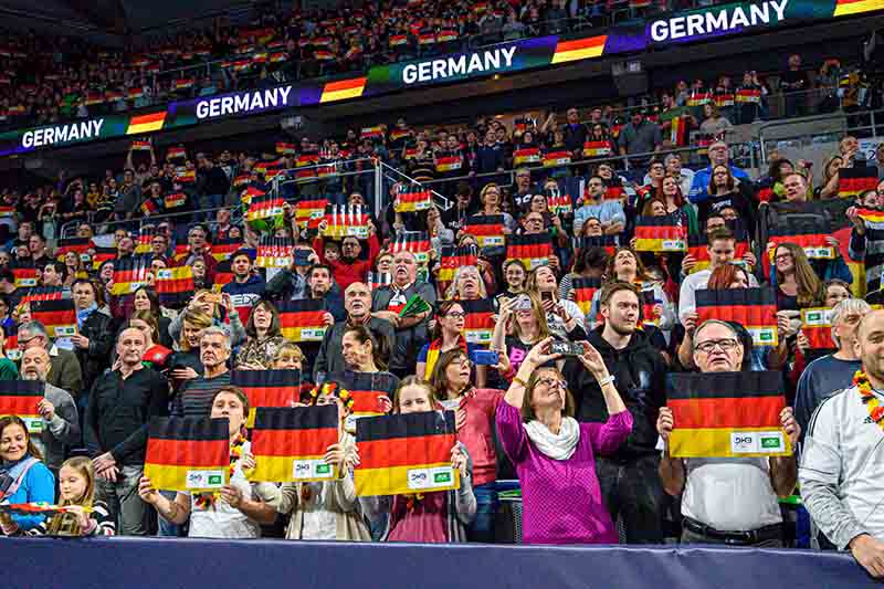 Mannheim Handball Nationalmannschaft Deutschland Island (Foto: Helmut Dell)