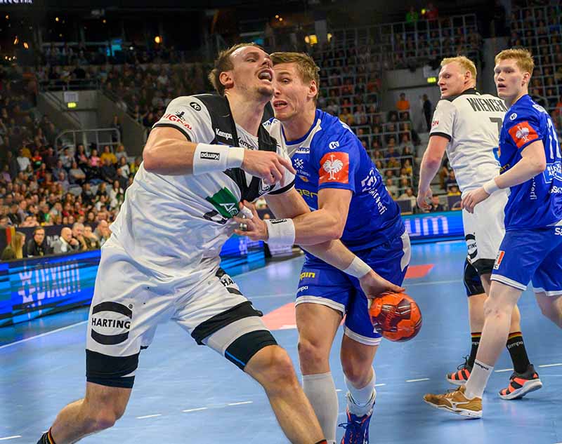 Mannheim Handball Nationalmannschaft Deutschland Island (Foto: Helmut Dell)