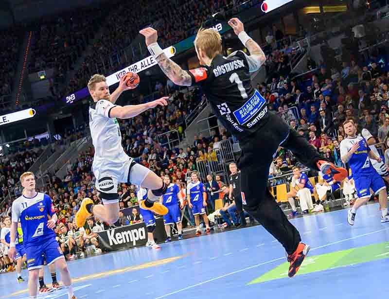 Mannheim Handball Nationalmannschaft Deutschland Island (Foto: Helmut Dell)