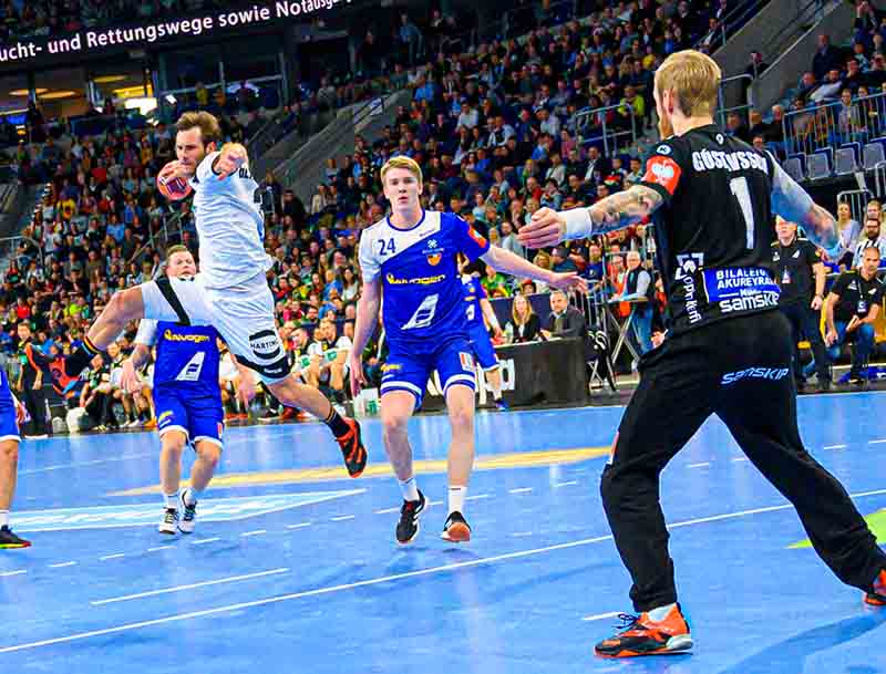 Mannheim Handball Nationalmannschaft Deutschland Island (Foto: Helmut Dell)