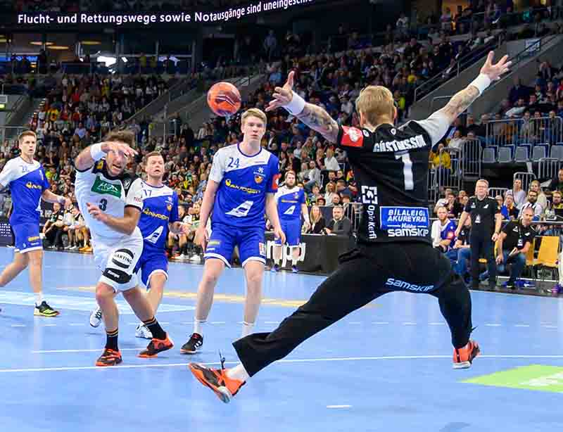 Mannheim Handball Nationalmannschaft Deutschland Island (Foto: Helmut Dell)