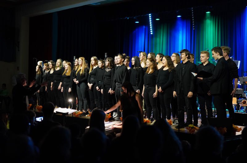 Neustadt Leibniz-Gymnasium Valentinskonzet 2020 (Foto: Reinhard Schnell)