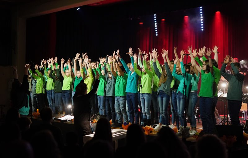 Neustadt Leibniz-Gymnasium Valentinskonzet 2020 (Foto: Reinhard Schnell)