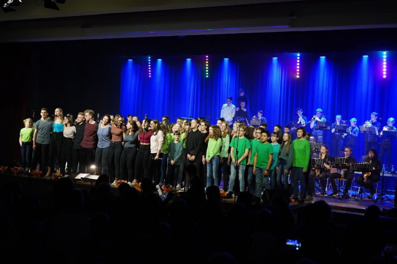 Neustadt Leibniz-Gymnasium Valentinskonzet 2020 (Foto: Reinhard Schnell)