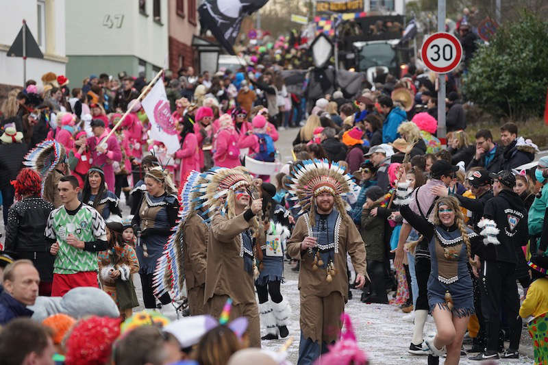 Ettlingen Schöllbronn Fasenachtsumzug 2020 (Foto: Holger Knecht)