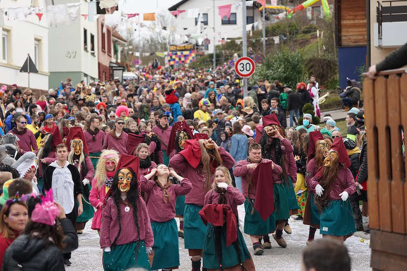 Ettlingen Schöllbronn Fasenachtsumzug 2020 (Foto: Holger Knecht)