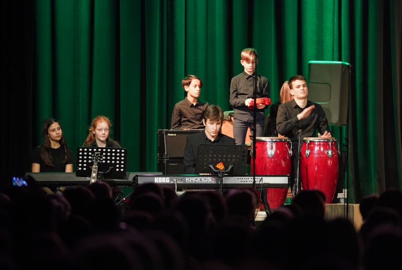 Neustadt Leibniz-Gymnasium Valentinskonzet 2020 (Foto: Reinhard Schnell)