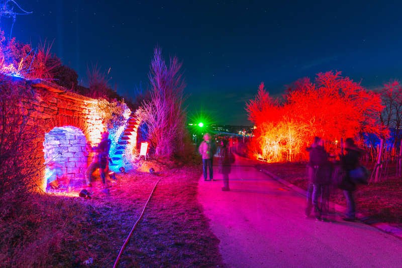 Weinbergnacht - illuminierter Wanderweg (Foto: Manuel Dietrich)