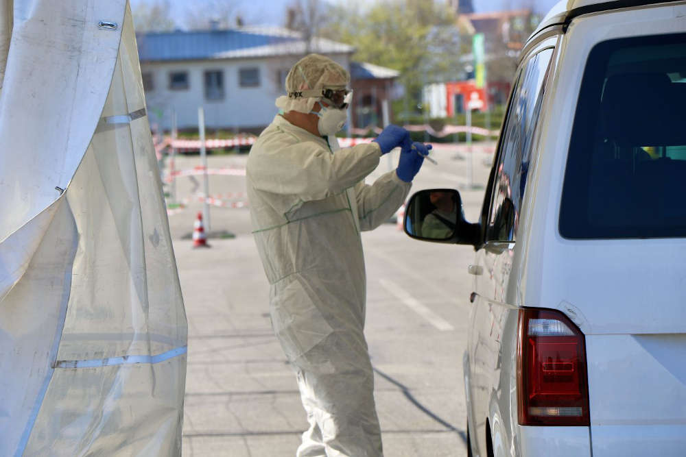 Vorbereitung eines Abstrichs (Foto: Wiedemann)