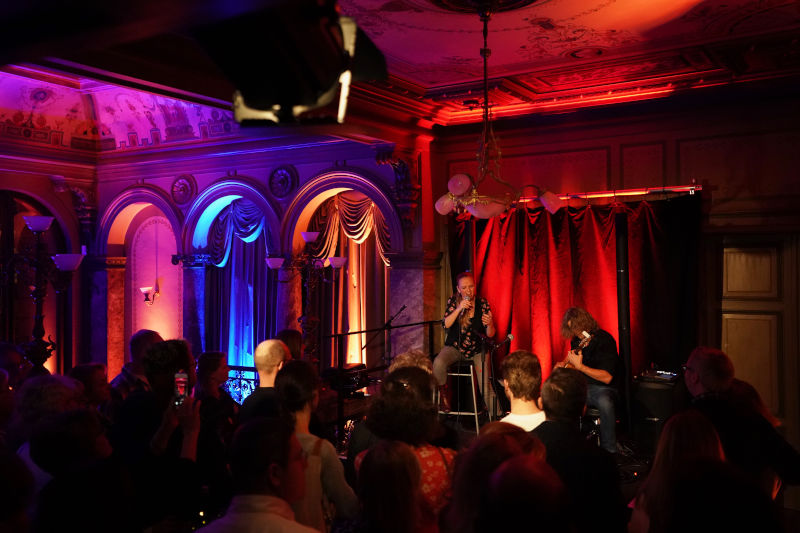 Neustadt Weinstraße Villa Böhm Treppenhauskonzert 2020 Sandie Wollasch Matthias Hautsch (Foto: Reinhard Schnell)
