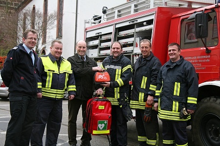Übergabe Defibrillator