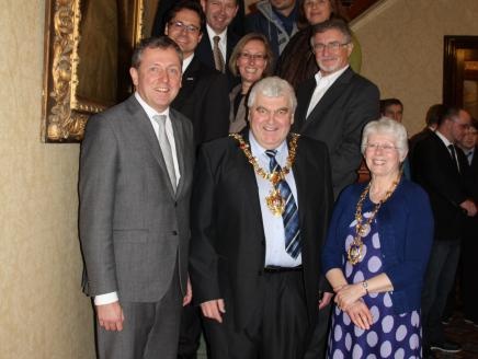 OB Kurz, Lord Mayor Ioan Richard, Lady Mayoress