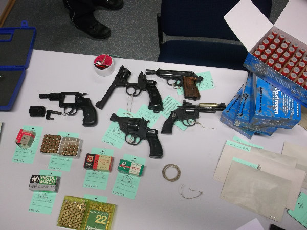 gefundene Waffen