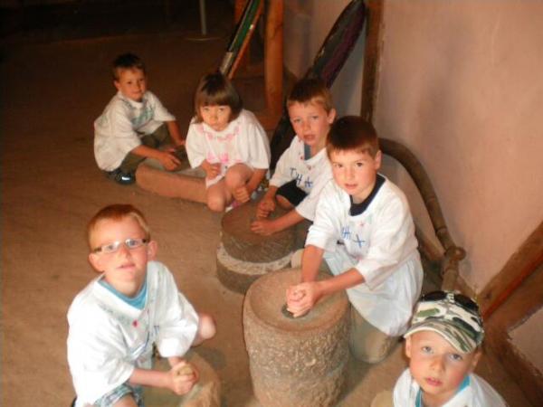 Die Vorschüler der KITA Zwergenland reisten in die Keltenzeit
