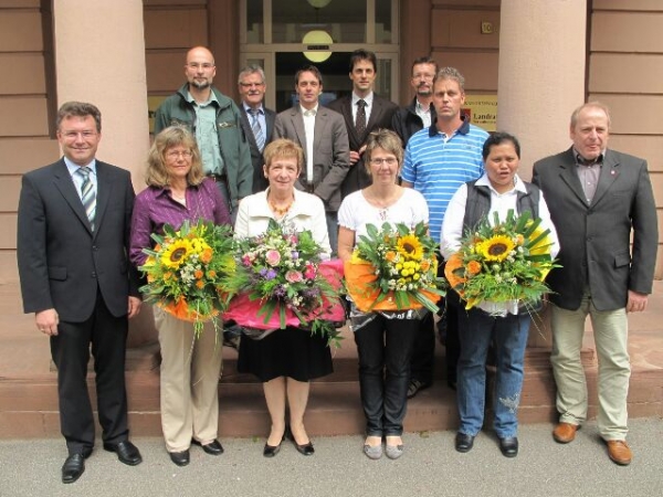 Ehrungen durch Landrat Dr. Brötel