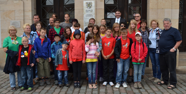 Bürgermeister begrüßt Kinder aus Weißrussland
