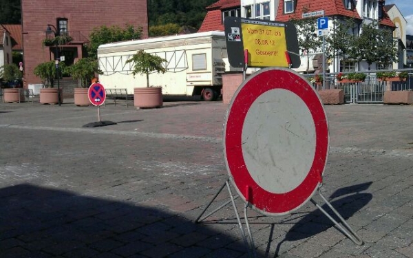 Hier zeichnet sich ab: die Lambrechter Kerwe kommt.