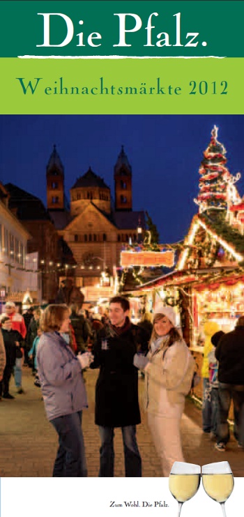 Das Deckblatt des Weihnachtsmarktflyers.