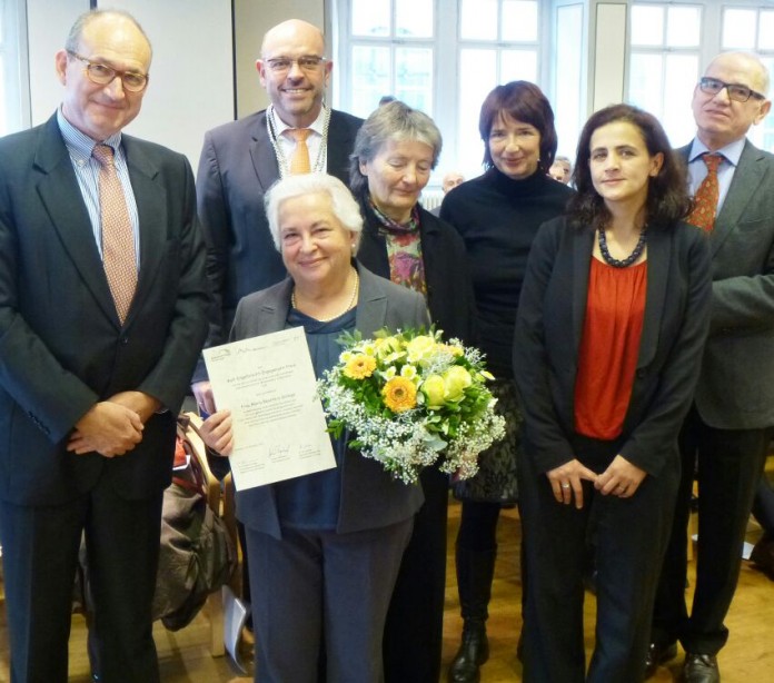Maria Guerrero Gallego wurde für ihre Verdienste geehrt