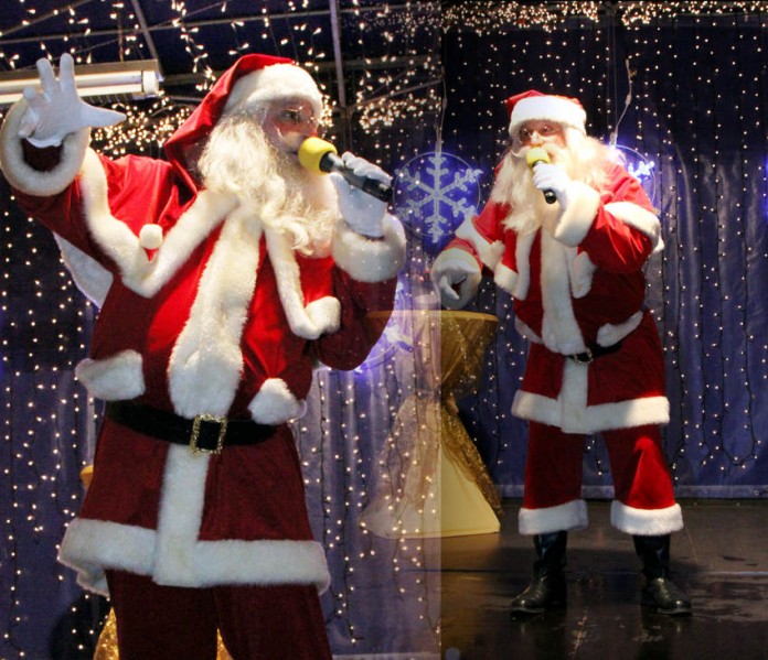 Am Mittwoch in Ludwigshafen auf dem Weihnachtsmarkt - Gansverlosung mit dem Singenden Weihnachtsmann