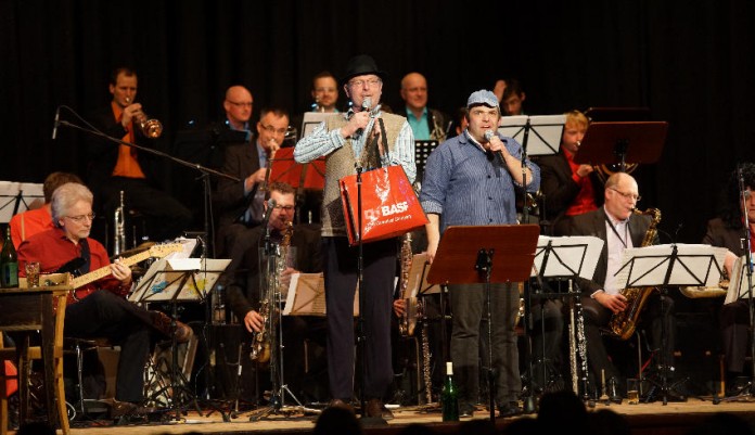 Spitz & Stumpf und die Blue note Big Band.