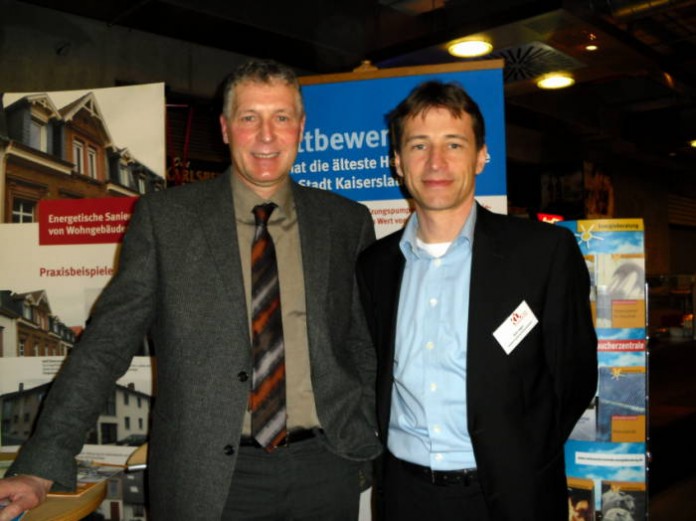 Beigeordneter Peter Kiefer und Rolf Jäger, Referat Umweltschutz