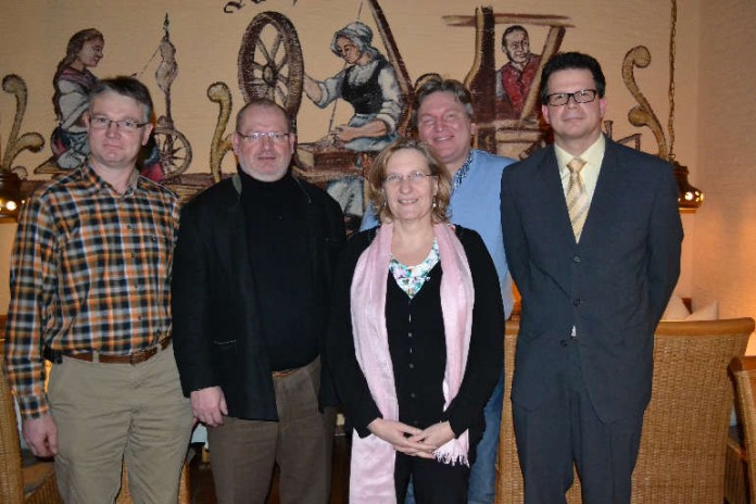 v. l.: Matthias Franz, Kurt Ertel, Heike Rung-Braun, Reiner Koch, Eric Wenzel.