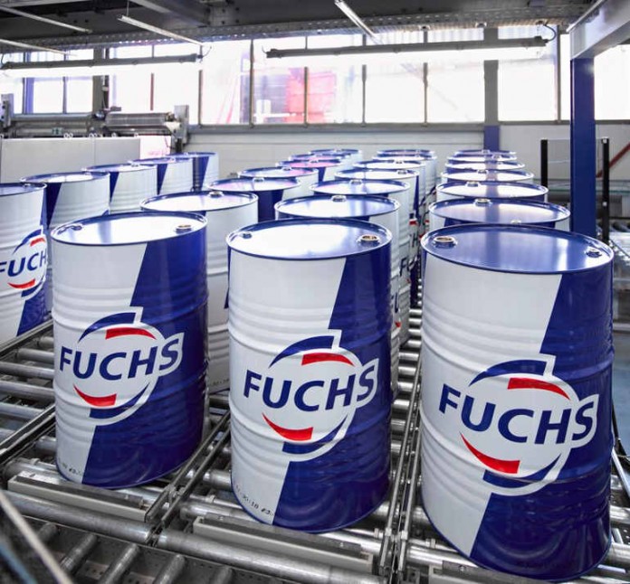 Fassabfülllinie der Fuchs Petrolub AG