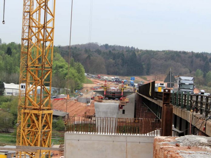 die neue Lautertalbrücke