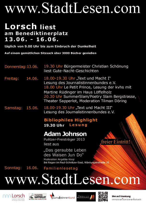 Plakat von StadtLesen.com