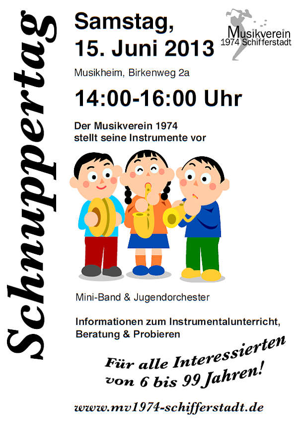 Am Sommerfest findet auch ein Schnuppertag statt.