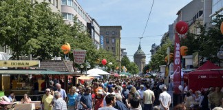 Die Festmeile des Mannheimer Stadtfests (Foto: Stadt Mannheim)