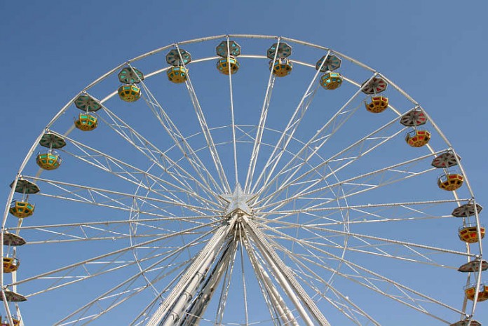 Das Riesenrad (Archivfoto: Büro für Tourismus Landau)