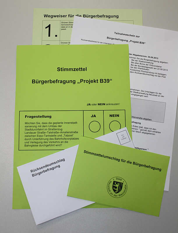 So sehen die Stimmzettel aus.