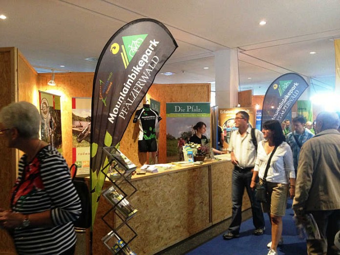 Mountainbikepark Pfälzerwald präsentierte sich gemeinsam mit der Pfalz-Touristik bei der Eurobike in Friedrichshafen.