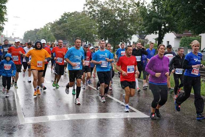 Der Jubiläumslauf stand wettertechnisch unter keinem guten Stern bzw. keiner Wolke.