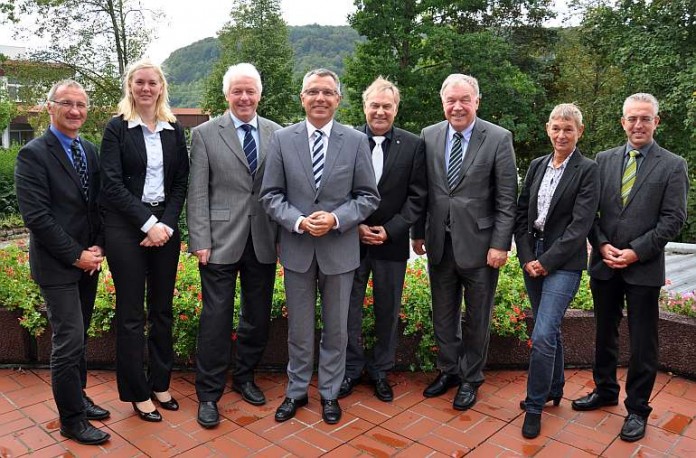Freude über den Besuch aus Heidelberg.
