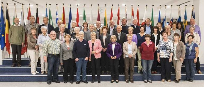 Gruppenbild der Brüssel-Besucher