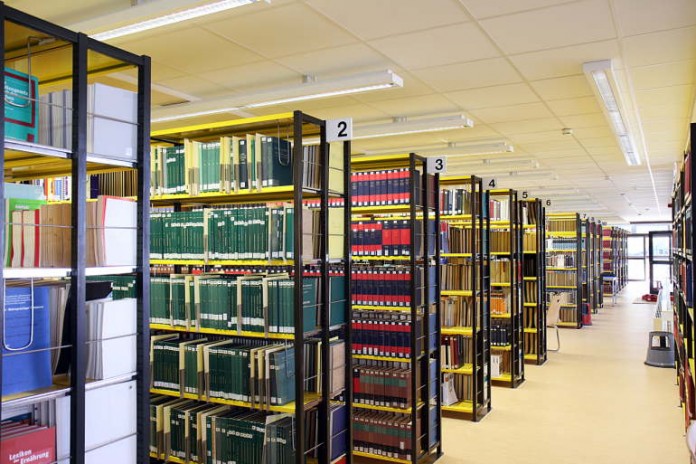 Die Bibliothek im neuen Glanz.