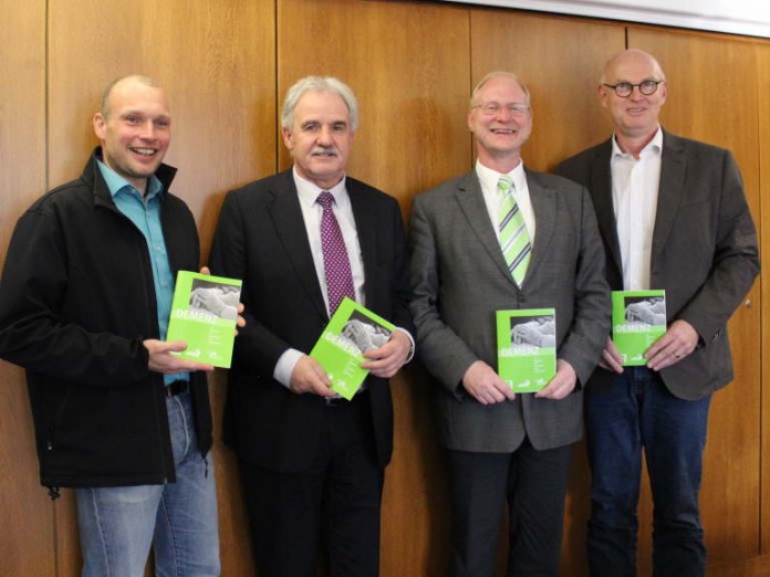 v.l.n.r. Heiko Becker, Gerhard Müller, Joachim Färber, Gerhard Heinelt