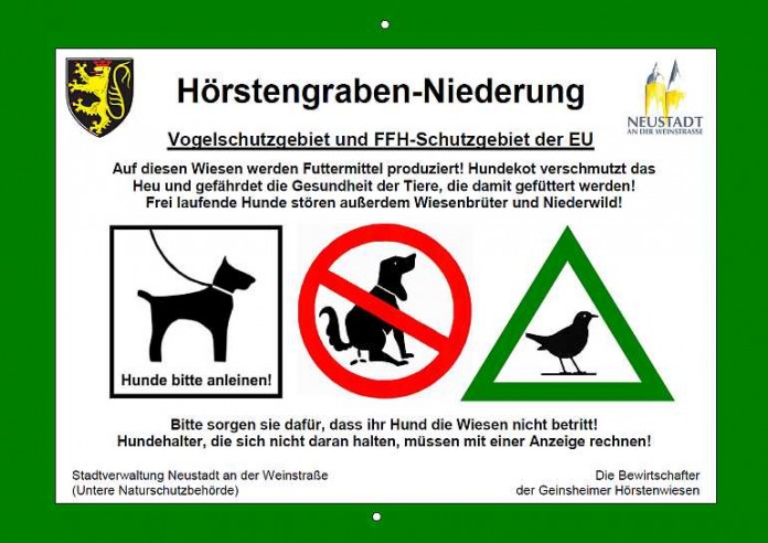 Hinweisschild