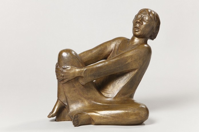 Ernst Barlach „Singender Mann“ im Hessischen Landesmuseum Darmstadt zu sehen